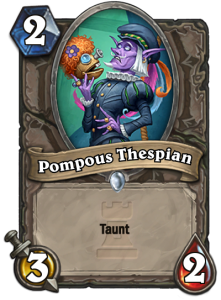 pompous thsepian