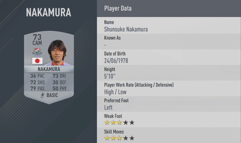 Nakamura FIFA