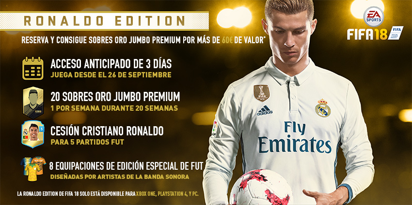 Cristiano Ronaldo Edicion fifa 18