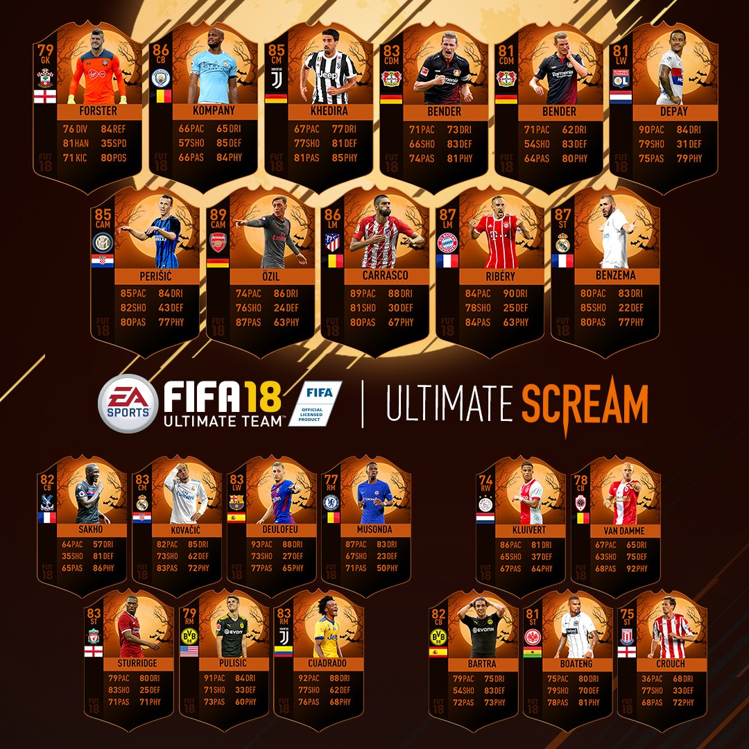 FIFA 18 ultimate scream team