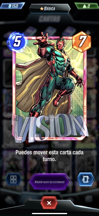 Vision en Marvel Snap