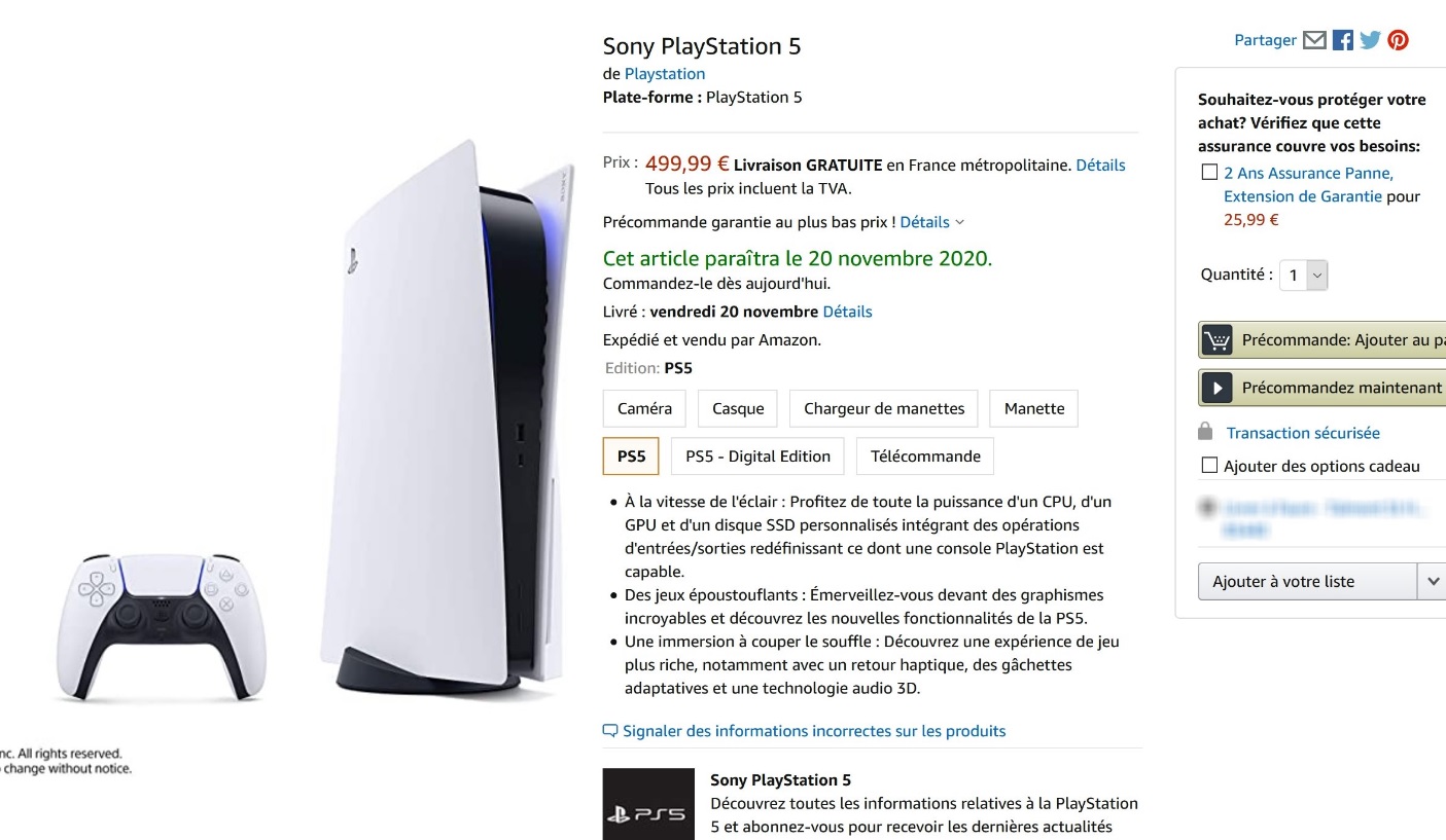 dominar detección Sanción Amazon Francia la lía, enseña el precio y la fecha de la PlayStation 5
