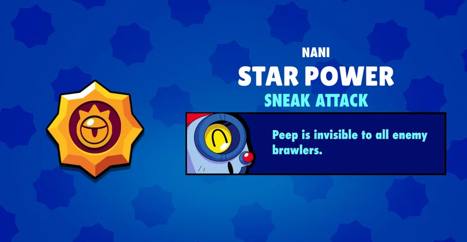 Brawl Stars Nani 3 Star Power