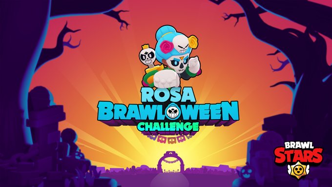 Rosa desafío brawl-o-ween brawl stars