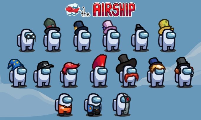Las skins de The Airship, el cuarto mapa de Among Us