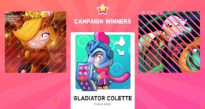Colette Gladiadora, en el Supercell Make