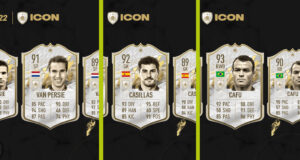 FIFA 22 FUT iconos casillas van persie cafu