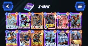 Mazo de X-Men en Marvel Snap