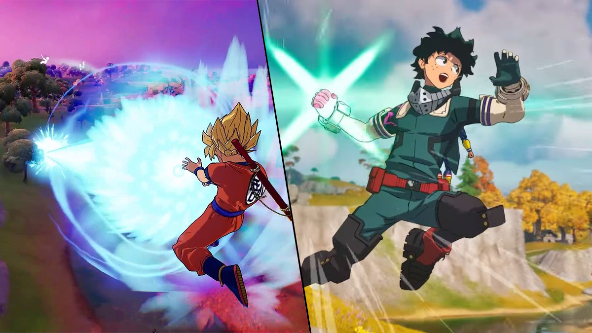 Fortnite: la polémica con el Smash de Deku vs el Kamehameha de Goku