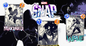 Marvel Snap cartas blanco y negro
